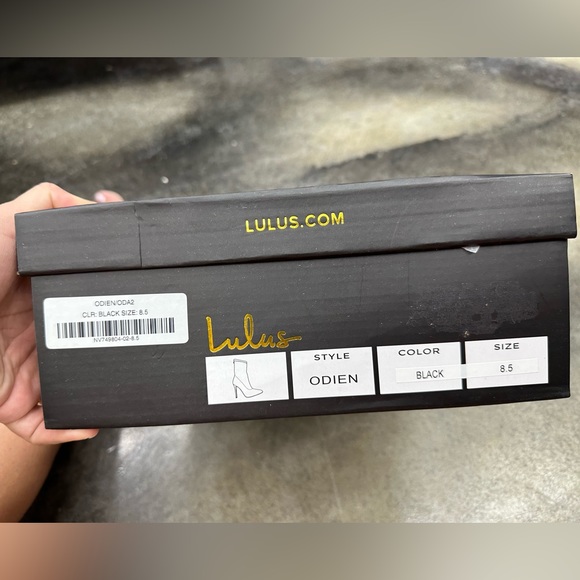 NWT LULUS BLACK SHINE MIDCALF BOOTS - Picture 8 of 8